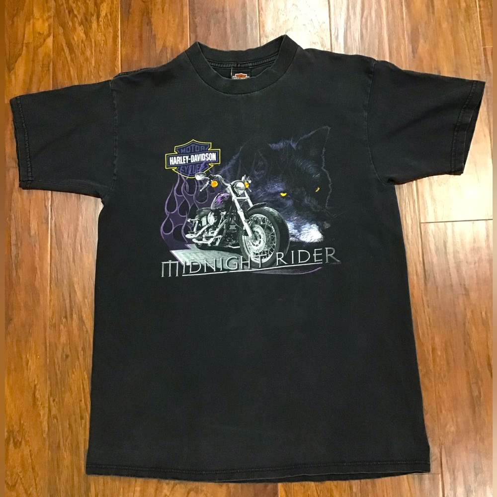 Vintage Harley-Davidson Midnight Rider T-shirt